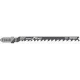 Bosch 2 608 637 881 stiksav, rullesav & sabelsavklinge Stiksavklinger High Carbon Steel (HCS) 100 stk Stiksavklinger, Spånplade, Fiberbræt, Blødt træ, Krydsfiner med trækerne, High Carbon Steel (HCS), Grå, 4 mm, 5,2 mm