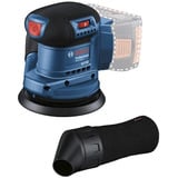 Bosch Batteri excentersliber GEX 185-LI Professional solo, 18 Volt, Tilfældige rystepudser Blå/Sort