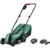 Bosch EasyMower 18V-32-200 Skubbe plæneklipper Batteri Grøn/Sort, Skubbe plæneklipper, 200 m², 32 cm, 2 cm, 6 cm, Roterende knive