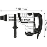 Bosch GBH 8-45 D Professional hammerbor SDS Max 305 rpm 1500 W, Borehammer Blå, SDS Max, 4,5 cm, 305 rpm, 12,5 J, 2720 bpm or slag i minuttet, Sort, Blå, Sølv