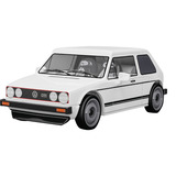 COBI Volkswagen Golf GTI (1976-1983), Bygge legetøj Hvid