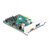 DeLOCK PCI Express x4 kort til 1 x ekstern USB 10 Gbps Type-C stik + 1 x ekstern USB 10 Gbps Type-A stik, USB-controlleren 