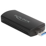 DeLOCK Wi-Fi 6E Dualband WLAN USB-adapter AX3000, Wi-Fi-adapter 