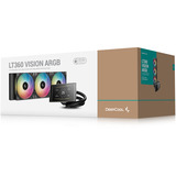 DeepCool LT360 VISION ARGB, Vandkøling Sort