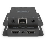 Digitus 4K HDMI Extender Sæt, HDMI-udvidelse forlænger Sort
