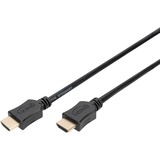 Digitus AK-330107-050-S, Kabel Sort