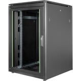 Digitus DN-19 22U-8/8-B-1 stativ Fritstående reol Sort, IT kabinet Sort, Fritstående reol, 22U, 800 kg, 800 g, Sort