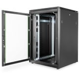 Digitus DN-19 22U-8/8-B-1 stativ Fritstående reol Sort, IT kabinet Sort, Fritstående reol, 22U, 800 kg, 800 g, Sort