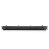 Digitus DN-97669 tilbehør til rack Kabelbakkepanel, Kabelføring Sort, Kabelbakkepanel, Sort, Stål, 1U, Oval, Kina