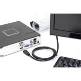 Digitus HDMI Premium High Speed tilslutningskabel, med Ethernet, UHD 4K Sort