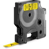 Dymo Originale D1-etiketter | Sort skrift på gul tape | 9 mm x 7 m | Selvklæbende etiketter til LabelManager-mærkningsmaskiner | Fremstillet i Europa Sort på gul, Polyester, Belgien, -18 - 90 °C, DYMO, LabelManager, LabelWriter 450 DUO
