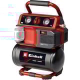 EINHELL Power X-Change Akku-Kompressor TE-AC 18/75 Li OF-Solo, 18Volt Sort/Rød