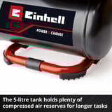 EINHELL TE-AC 18/75 Li OF-Solo, 4020410, Kompressor Sort/Rød