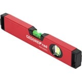 GEDORE Red aluminiumniveau, 30 cm, 2 libeller, Vaterpas Rød