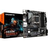GIGABYTE A620M GAMING X, Bundkort Sort/grå