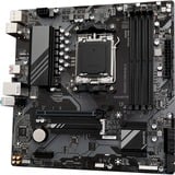 GIGABYTE A620M GAMING X, Bundkort Sort/grå