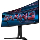 GIGABYTE MO34WQC, Gaming Skærm Sort