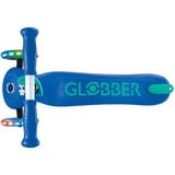 GLOBBER Primo Plus Lights inkl. hjelm, Scooter mørkeblå/Turkis