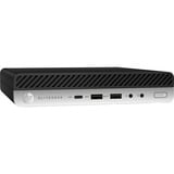 HP EliteDesk 800 G4 MP Renoveret, Mini-PC Sort/Sølv