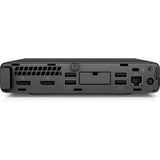 HP EliteDesk 800 G4 MP Renoveret, Mini-PC Sort/Sølv