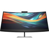 HP Series 7 Pro 39,7" 5K2K Conferencing Monitor-740pm, LED-skærm Sort/Sølv, 7" 5K2K Conferencing Monitor-740pm, 100,8 cm (39.7"), 5120 x 2160 pixel, 5K Ultra HD, LCD, 5 ms, Sort, Sølv
