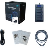 HighPoint RocketStor 6618V, Drev kabinet Sort