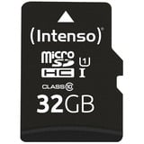 Intenso 3424480 hukommelseskort 32 GB MicroSD UHS-I Klasse 10 Sort, 32 GB, MicroSD, Klasse 10, UHS-I, Class 1 (U1), Temperaturbestandigt, Stødresistent, Vandtæt, Røntgenbestandig