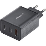 Intenso Power Adapter W65ACC GaN, Oplader Sort
