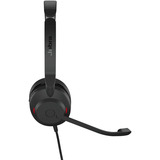 Jabra Evolve2 30 SE Headset Ledningsført Kontor/Callcenter USB Type-C / USB Type-A Sort Sort, Ledningsført, Kontor/Callcenter, 20 - 20000 Hz, 125 g, Headset, Sort