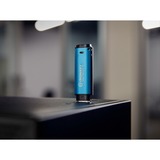 Kingston IronKey 16GB Vault Privacy 50 AES-256 krypteret, FIPS 197, USB-stik Lyseblå/Sort, FIPS 197, 16 GB, USB Type-A, 3.2 Gen 1 (3.1 Gen 1), 250 MB/s, Hætte, Sort, Blå