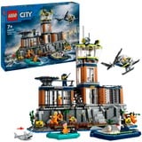 LEGO City Politiets fængselsø, Bygge legetøj Byggesæt, 7 År, Plast, 980 stk, 2,17 kg
