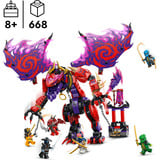 LEGO NINJAGO Kaosdragen Thunderfang, Bygge legetøj Byggesæt, 8 År, Plast, 668 stk, 809 g
