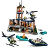 LEGO Politiets fængselsø, Bygge legetøj Byggesæt, 7 År, Plast, 980 stk, 2,17 kg
