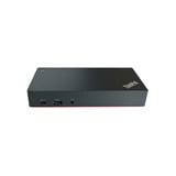 Lenovo ThinkPad USB-C Dock Gen 2 Renoveret, Docking station Sort