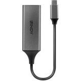 Lindy USB 3.2 Type C Gigabit Ethernet Konverter, Netværkskort Sølv