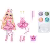 MGA Entertainment Rainbow Shimmers with Slime Fashion Doll - Bella (pink), Dukke Rainbow High Rainbow Shimmers with Slime Fashion Doll - Bella (pink), Mode dukke, Hunstik, 4 År, Dreng/Pige, 280 mm, Flerfarvet
