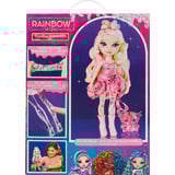 MGA Entertainment Rainbow Shimmers with Slime Fashion Doll - Bella (pink), Dukke Rainbow High Rainbow Shimmers with Slime Fashion Doll - Bella (pink), Mode dukke, Hunstik, 4 År, Dreng/Pige, 280 mm, Flerfarvet