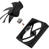 NZXT F140P, Sag fan Sort