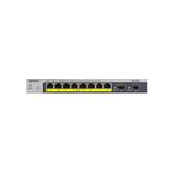 Netgear GS110TP Administreret L2/L3/L4 Gigabit Ethernet (10/100/1000) Strøm over Ethernet (PoE) Grå, Switch Administreret, L2/L3/L4, Gigabit Ethernet (10/100/1000), Fuld duplex, Strøm over Ethernet (PoE)