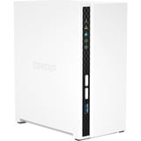 QNAP TS-233 NAS & lagringsserver Tower ARM Cortex-A55 2 GB 0 TB QNAP QTS Hvid Hvid, NAS, Tower, ARM, Cortex-A55, 2 GB, 0 TB