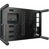 RAIJINTEK Paean Desktop Sort, Transparent, Bænk/Vis sag Sort, Desktop, PC, Sort, Transparent, ATX, micro ATX, Mini-ITX, Aluminium, SPCC, Hærdet glas, 14 cm