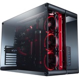 RAIJINTEK Paean Desktop Sort, Transparent, Bænk/Vis sag Sort, Desktop, PC, Sort, Transparent, ATX, micro ATX, Mini-ITX, Aluminium, SPCC, Hærdet glas, 14 cm