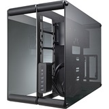 RAIJINTEK Paean Desktop Sort, Transparent, Bænk/Vis sag Sort, Desktop, PC, Sort, Transparent, ATX, micro ATX, Mini-ITX, Aluminium, SPCC, Hærdet glas, 14 cm