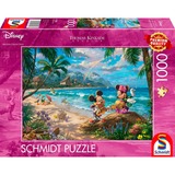 Schmidt Spiele Thomas Kinkade Studios: Disney Dreams Collection - Minnie & Mickey på Hawaii, Puslespil 