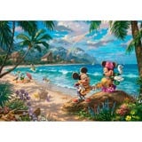 Schmidt Spiele Thomas Kinkade Studios: Disney Dreams Collection - Minnie & Mickey på Hawaii, Puslespil 