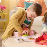 Spin Master KNS ACK SquishPizza HU GML, sand til leg Kinetic Sand KNS ACK SquishPizza HU GML, Håndværkssæt til børn, 5 År, Flerfarvet, 9 stk