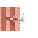 fischer EasyHook Vinkel DuoPower 8x40, Dyvel Hvid