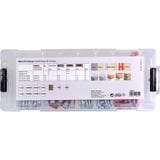 fischer Mini FixTainer DuoPower + Skruer, Dyvel Lys grå/Rød