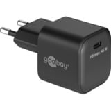 goobay 45 W USB-C PD GaN Nano hurtigoplader Sort