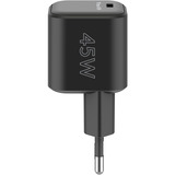 goobay 45 W USB-C PD GaN Nano hurtigoplader Sort
